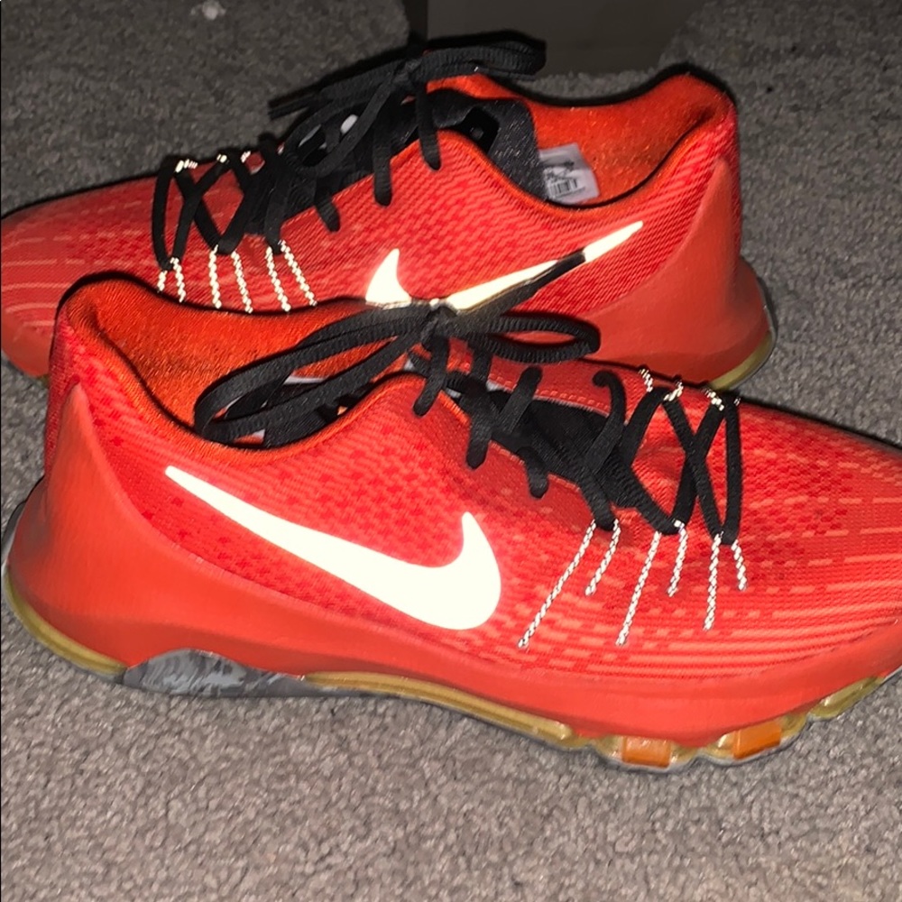 Nike KD 8’s Men’s size 7 basketball shoes orange